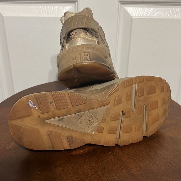 ?? NIKE AIR‎ HUARACHE Desert CAMO Shoes - EUC - Men Sz 10.5  ?? main image 5